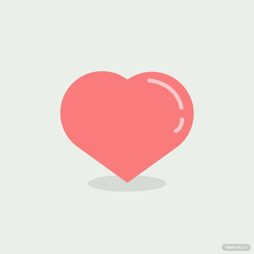 Simple Heart Shape Vector