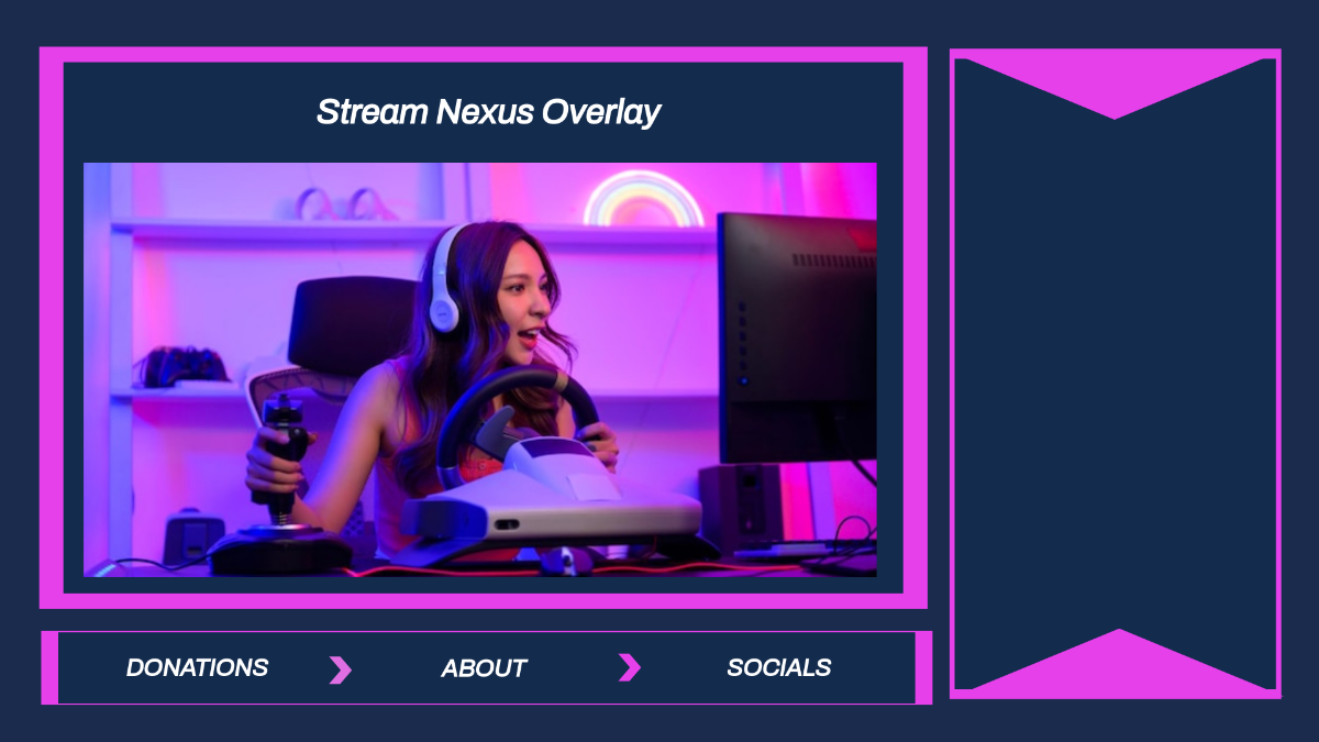 Free Basic Twitch BRB Screen Template to Edit Online