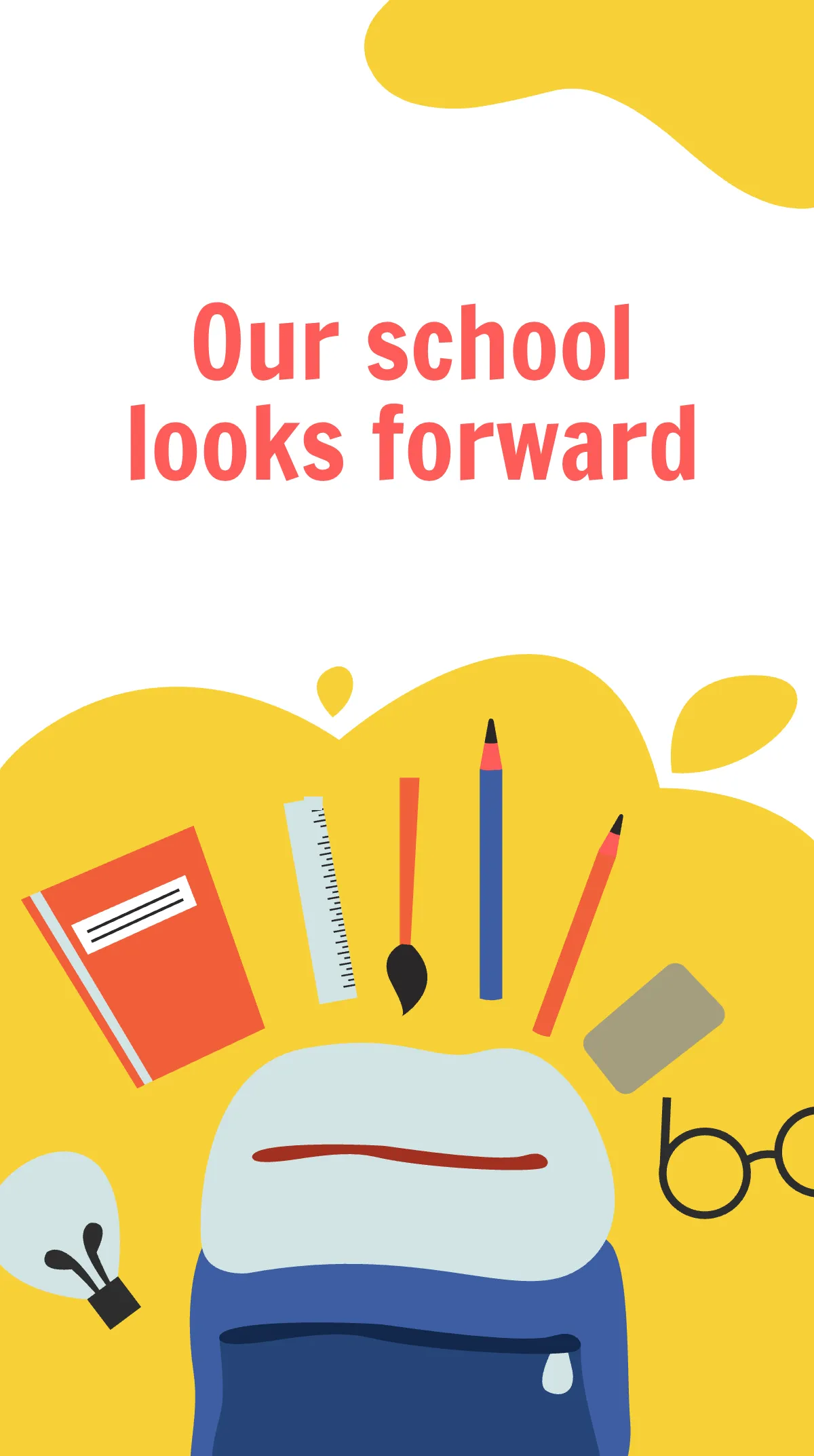 Free School Reopening Instagram Story Template to Edit Online