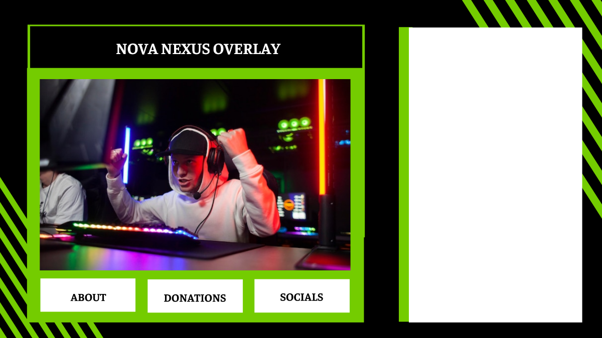 Free Currently Offline Twitch Overlay Template to Edit Online