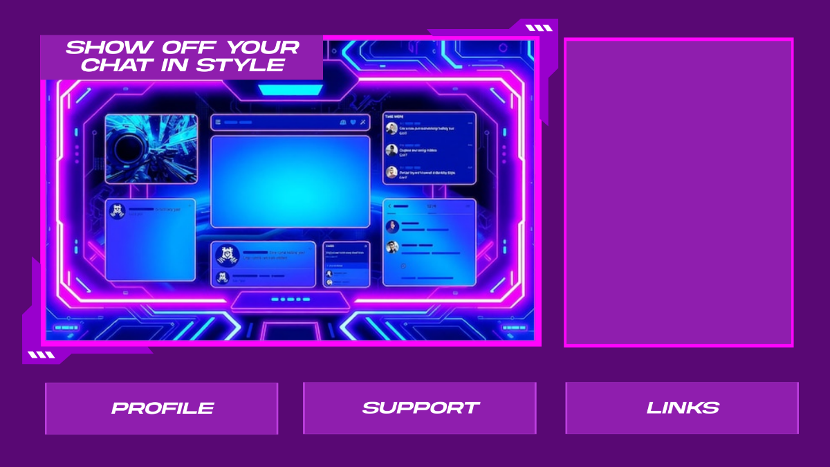 Free Twitch Chat Overlay Template to Edit Online