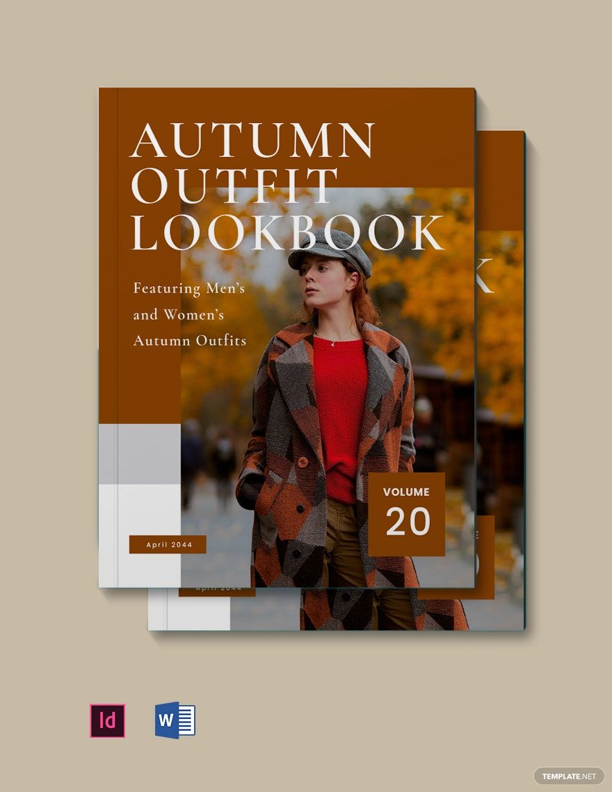 Autumn Outfit Lookbook Template