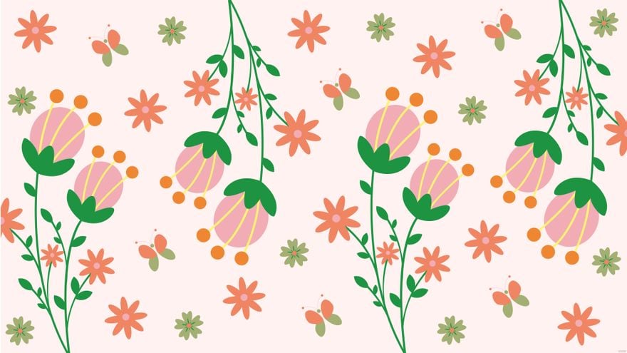 Free Floral Desktop Background