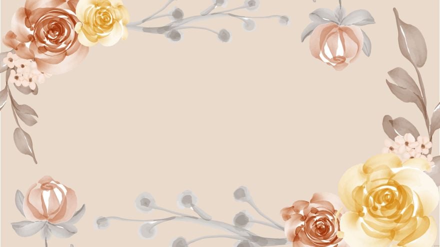 Free Vintage Floral Desktop Background