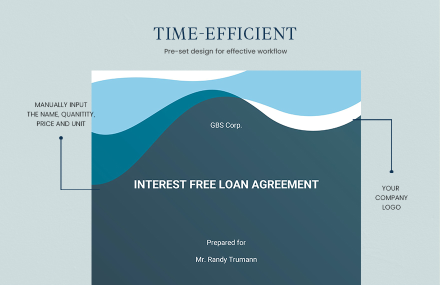 Interest Loan Agreement Template