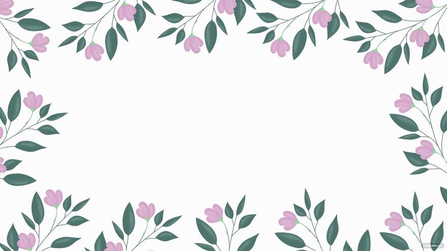White Floral Background