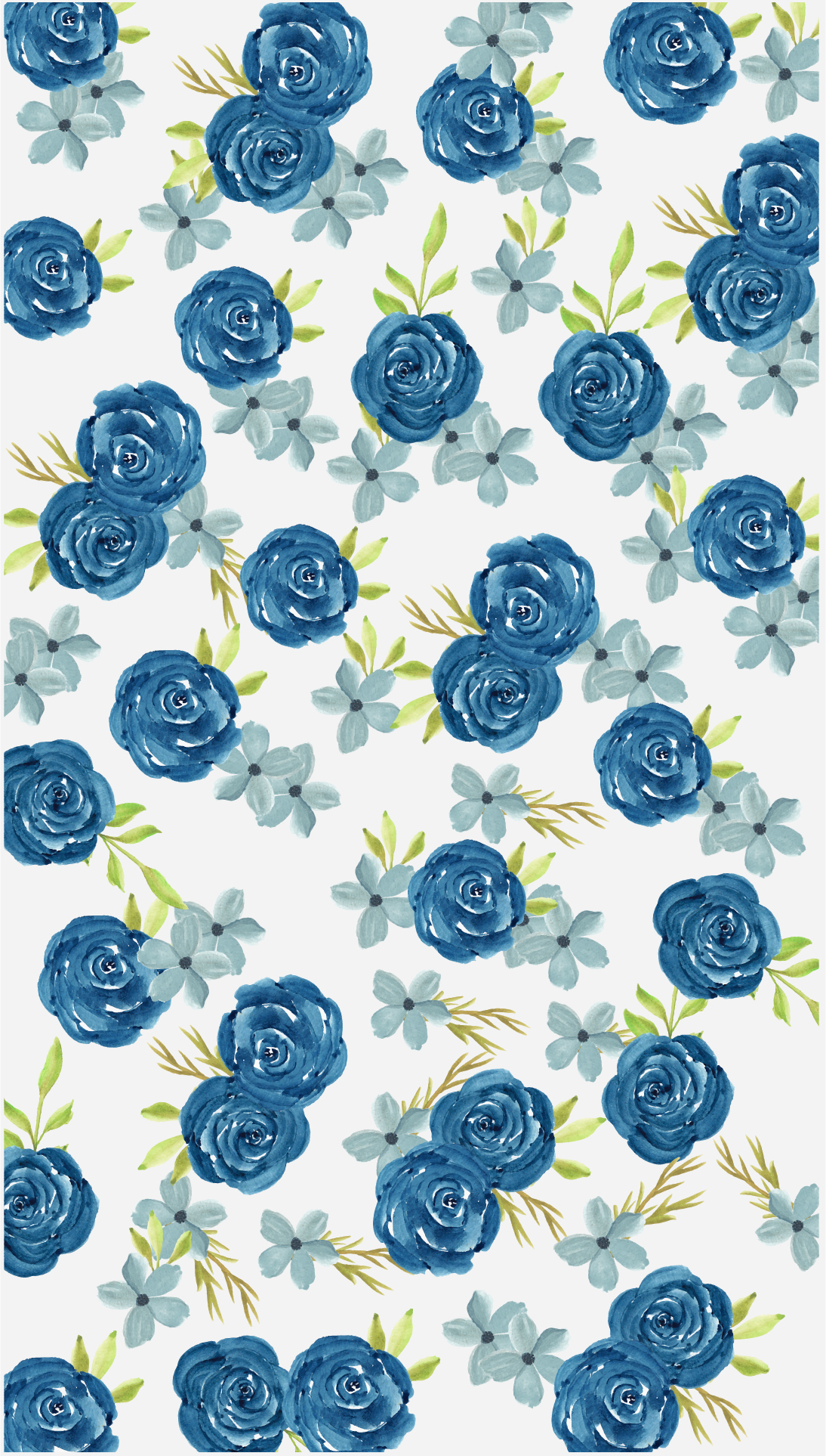 Free Blue Floral Frame Background EPS, Illustrator, JPG, SVG