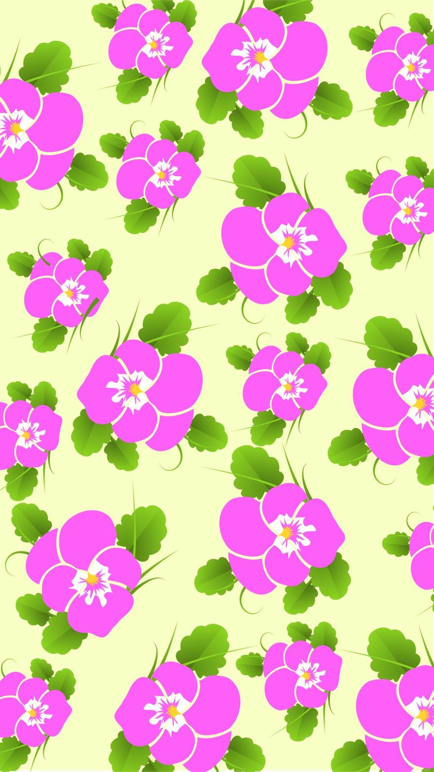 Free Light Purple Floral Background