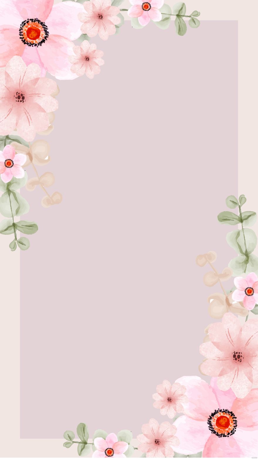 Free Pink Vintage Floral Background