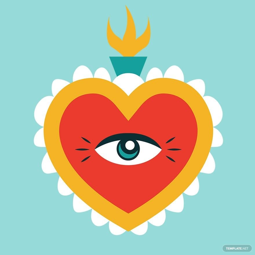 Free Mexican Heart Vector