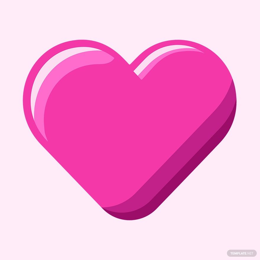 3D Heart Vector in Illustrator, SVG, JPG, EPS, PNG - Download | Template.net