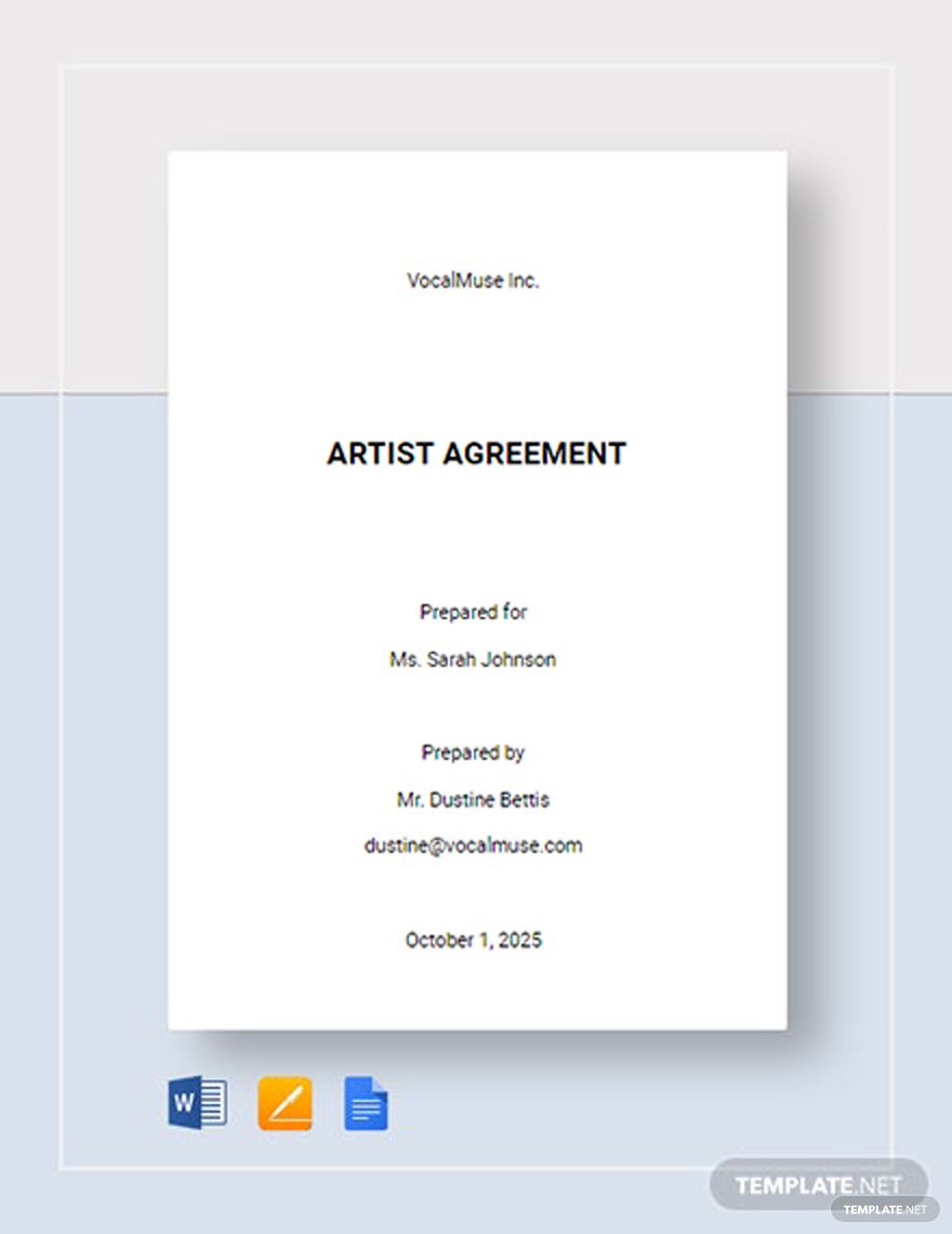 Blank Agreement Template Google Docs Word PDF Template net