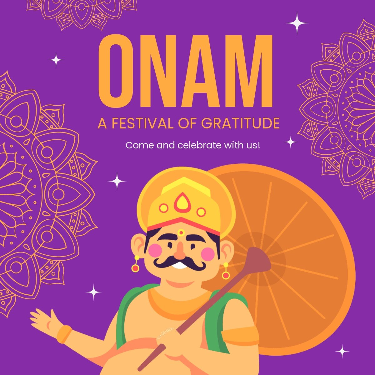 Onam Festival Template in PSD