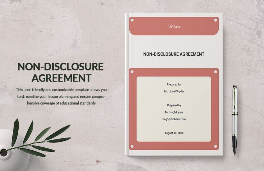 Blank Non-Disclosure Agreement Template in Word, Google Docs, PDF, Apple Pages