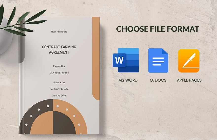 Contract Farming Agreement Template 