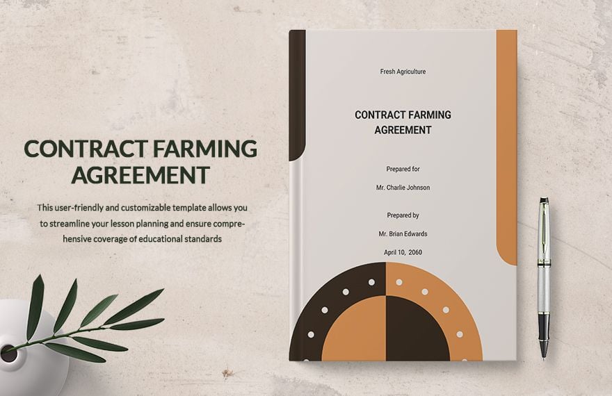 Contract Farming Agreement Template 
