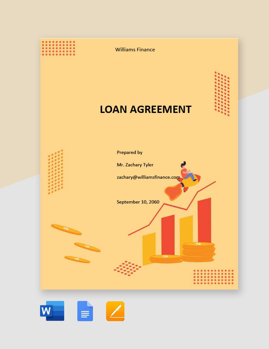 Blank Loan Agreement Template 