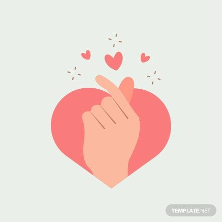 Free Finger Heart Vector | EPS, Illustrator, JPG, PNG, SVG | Template.net