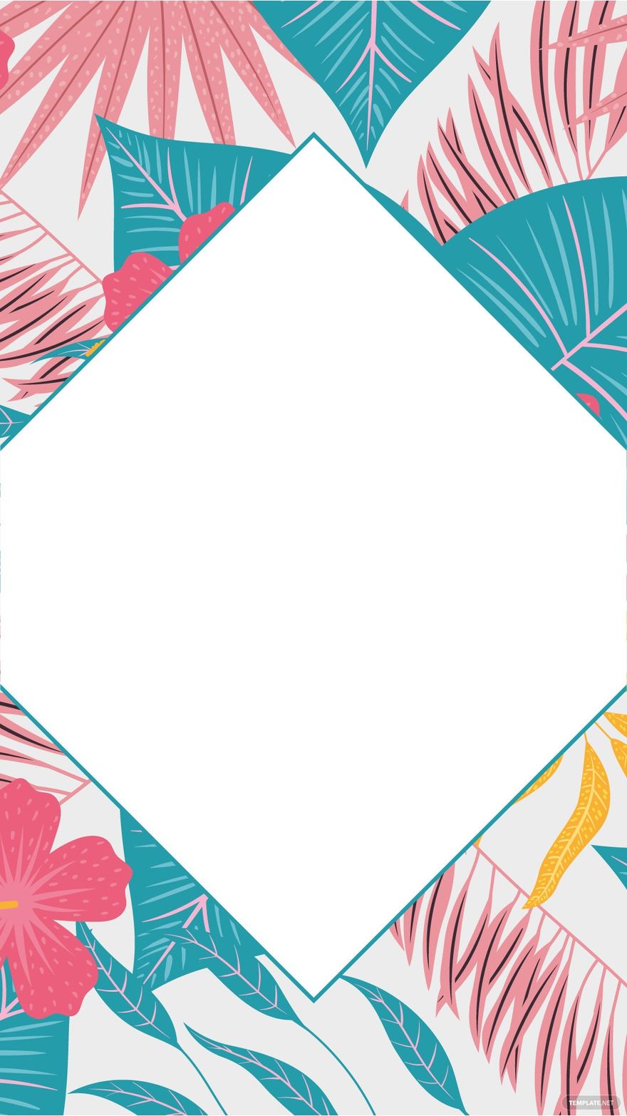 Free Hawaiian Floral Background in Illustrator, EPS, SVG, JPG