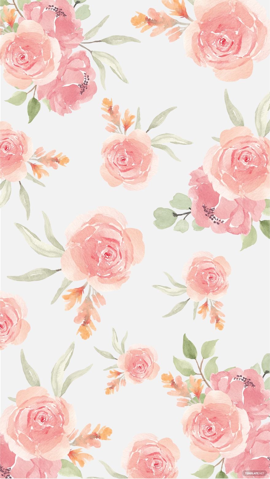 Free Pink Floral Background