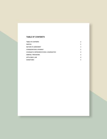 Owner Finance Agreement Template