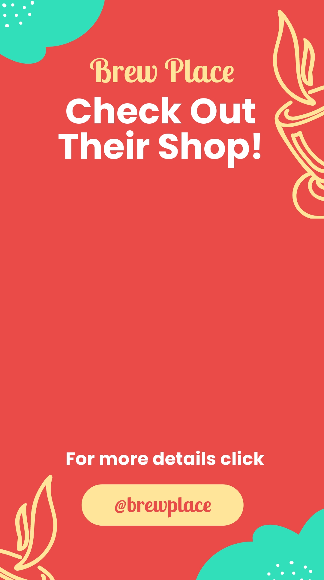 Support Small Business Snapchat Geofilter Template