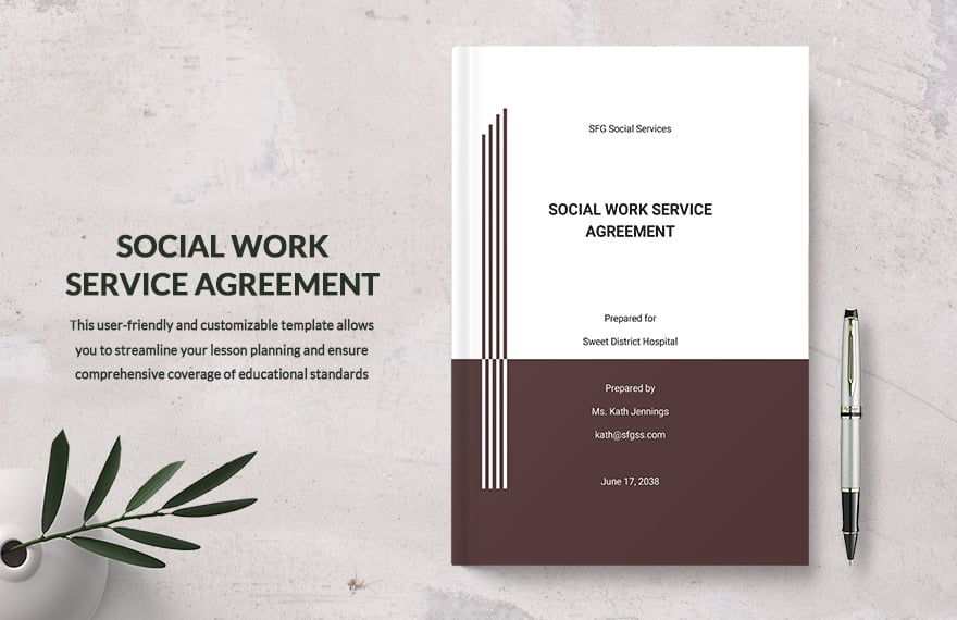 Social Work Service Agreement Template