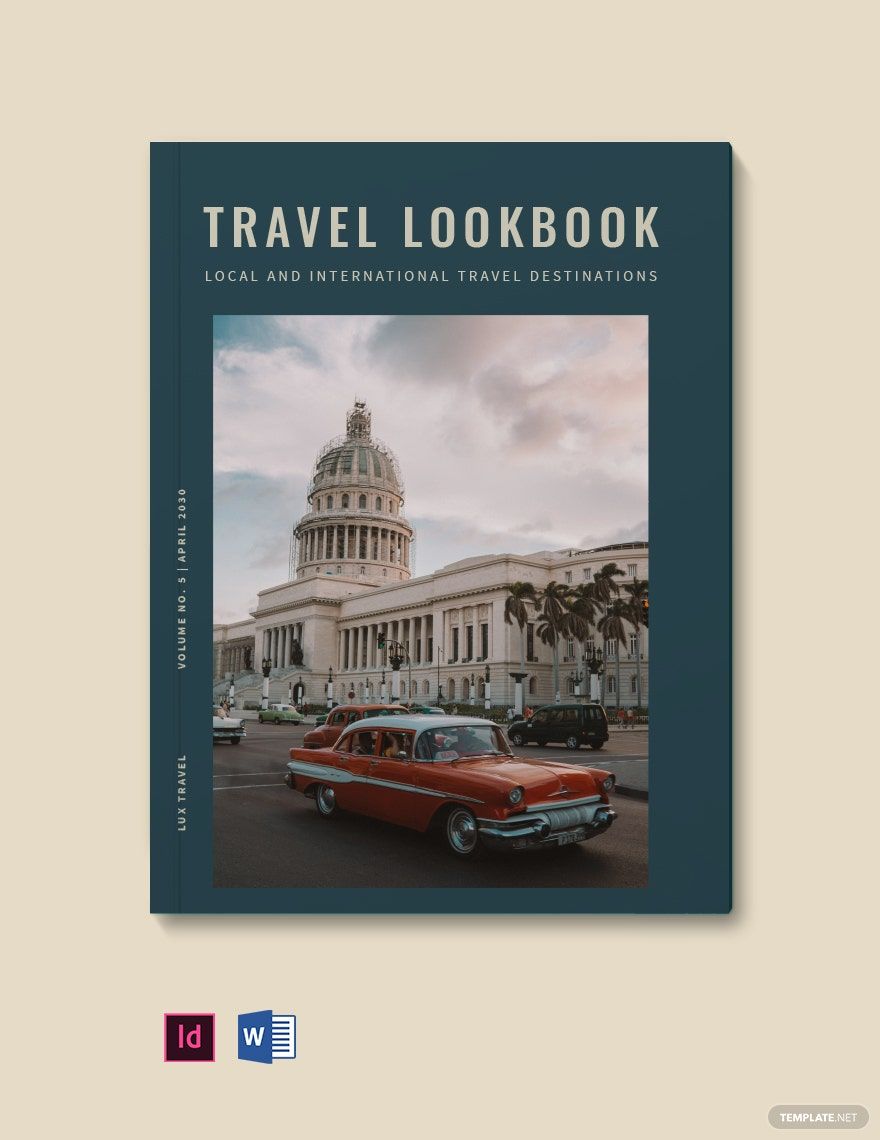 Retro Travel Lookbook Template
