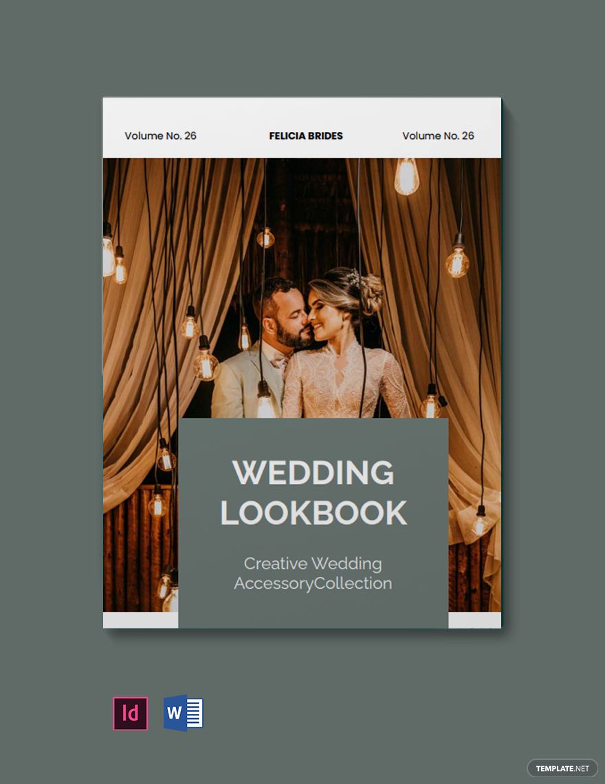 Vintage Wedding Lookbook Template