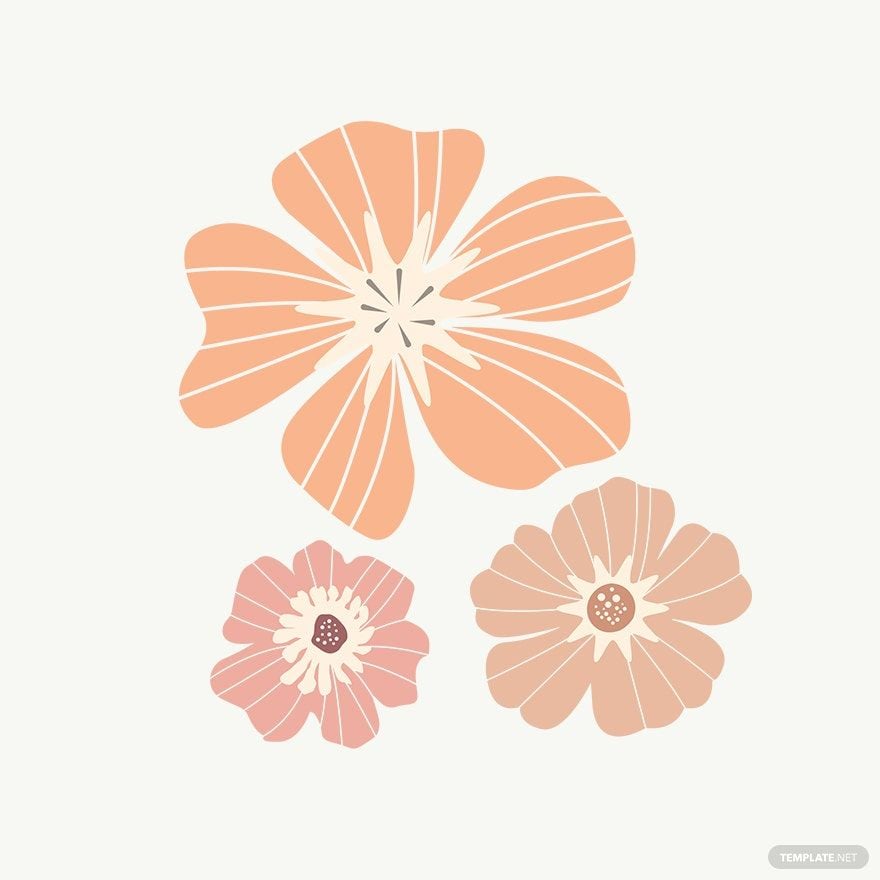 Free Boho Floral Vector in Illustrator, EPS, SVG, JPG, PNG