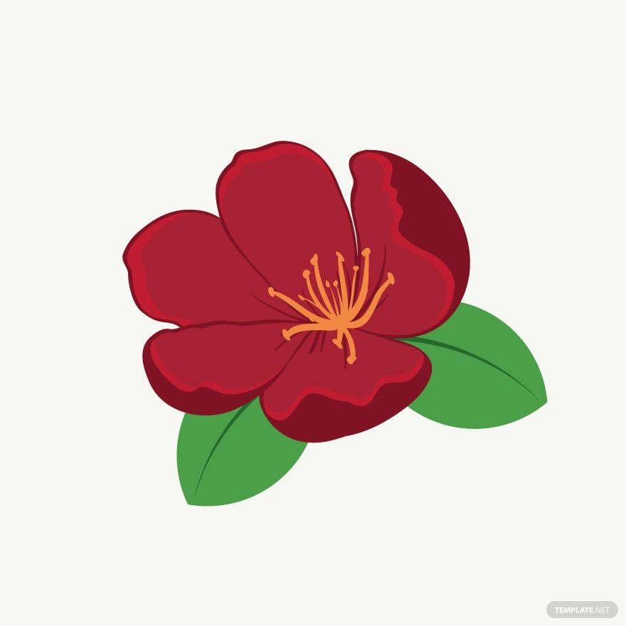 Free Burgundy Floral Vector in Illustrator, EPS, SVG, JPG, PNG