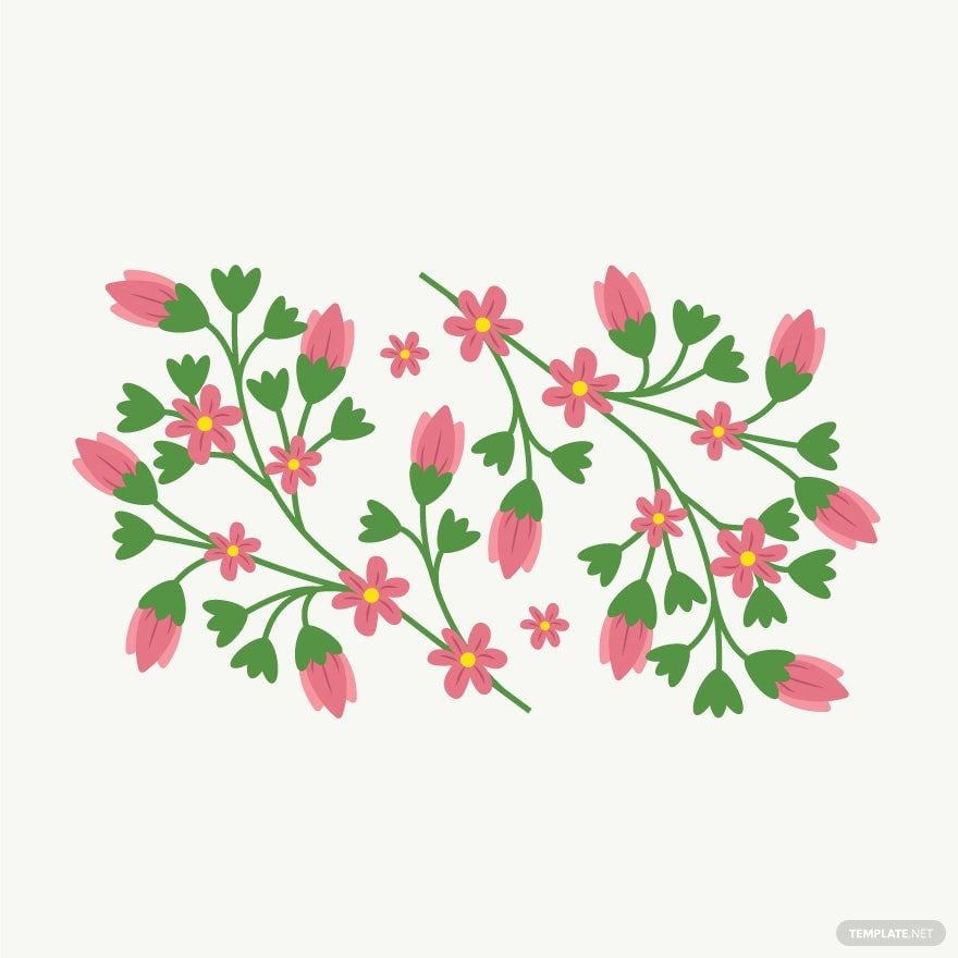 Free Seamless Floral Vector