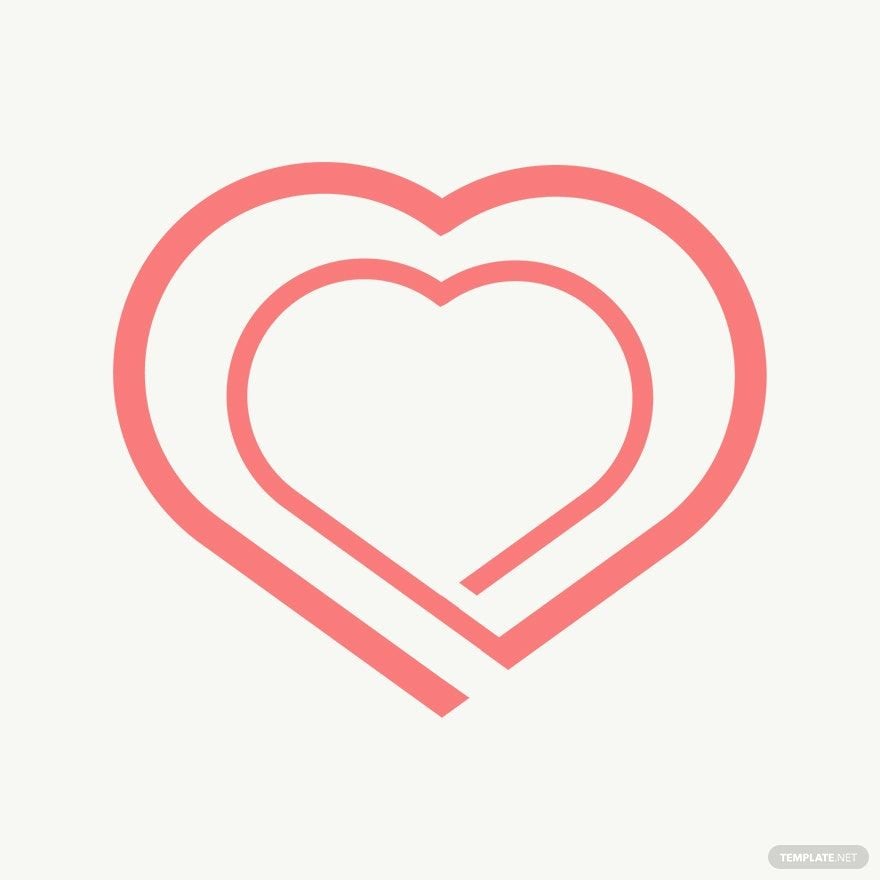 Free Heart Shape Outline Vector