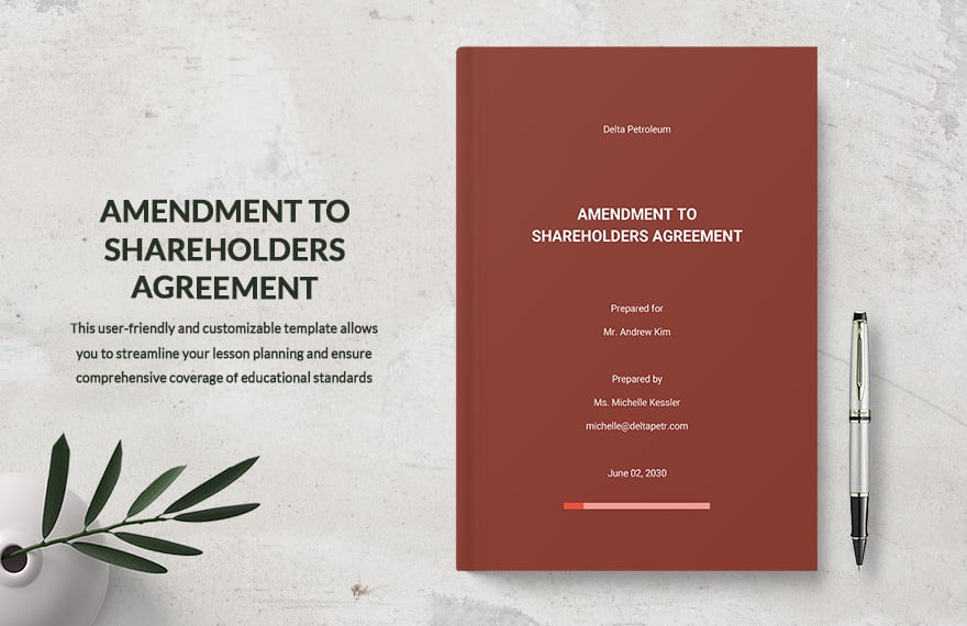 amendment-to-shareholders-agreement