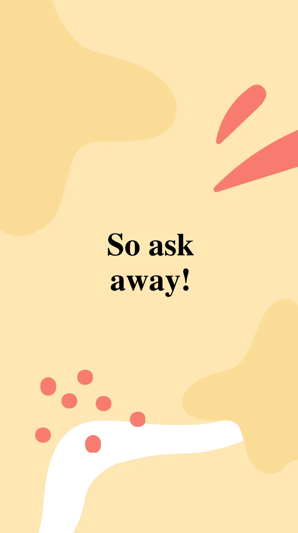 Free Ask Me Anything Instagram Story Template to Edit Online
