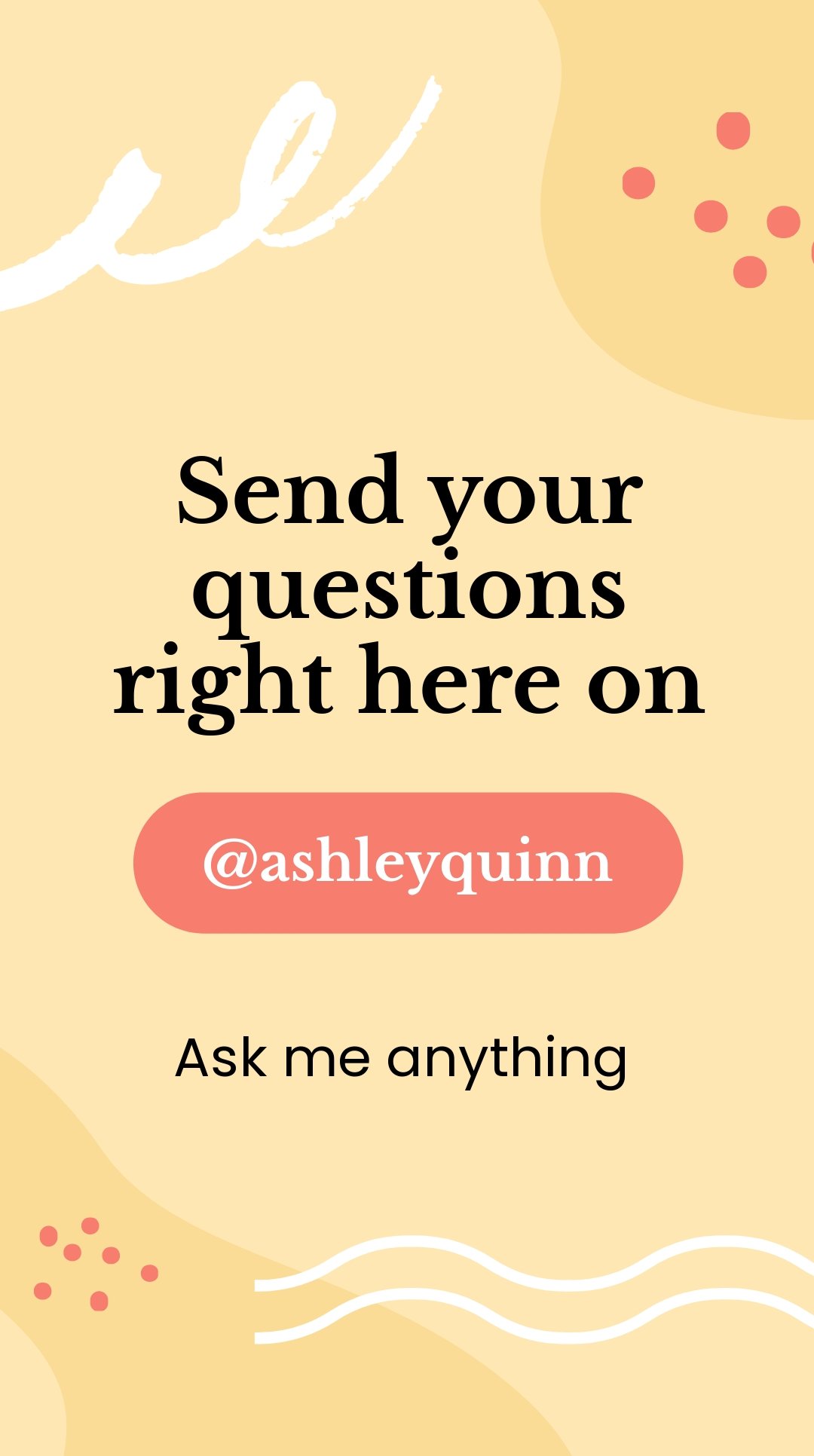 Ask Me Anything Instagram Story Template