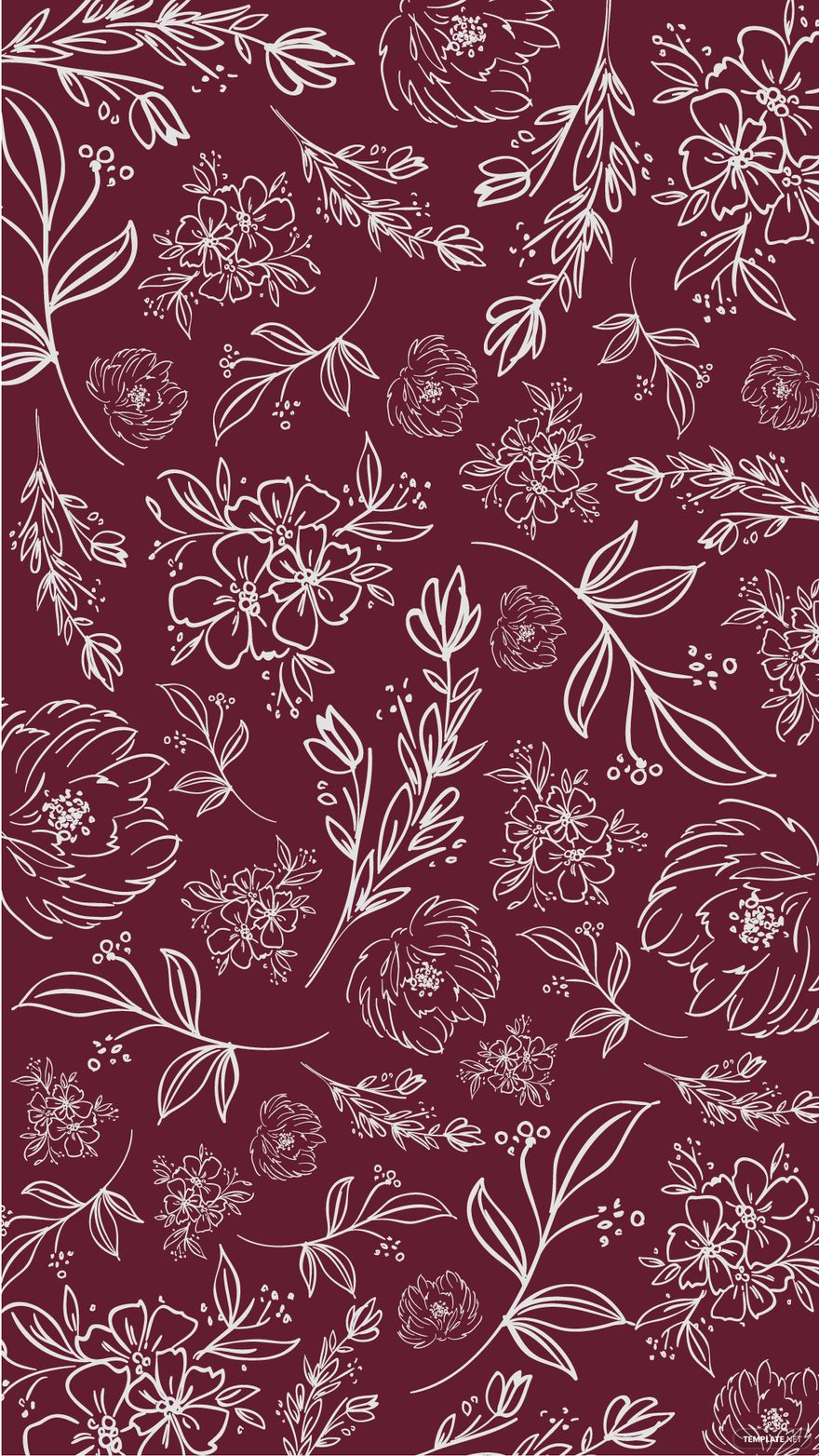 FREE Maroon Floral Background in EPS, Illustrator, JPG, SVG