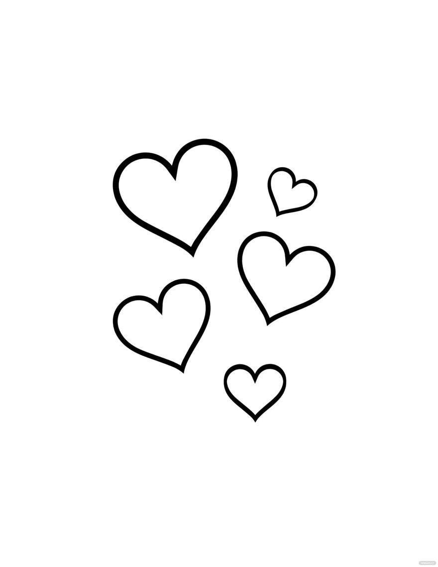 Free Small Heart Drawing in PDF, Illustrator, EPS, SVG, JPG, PNG