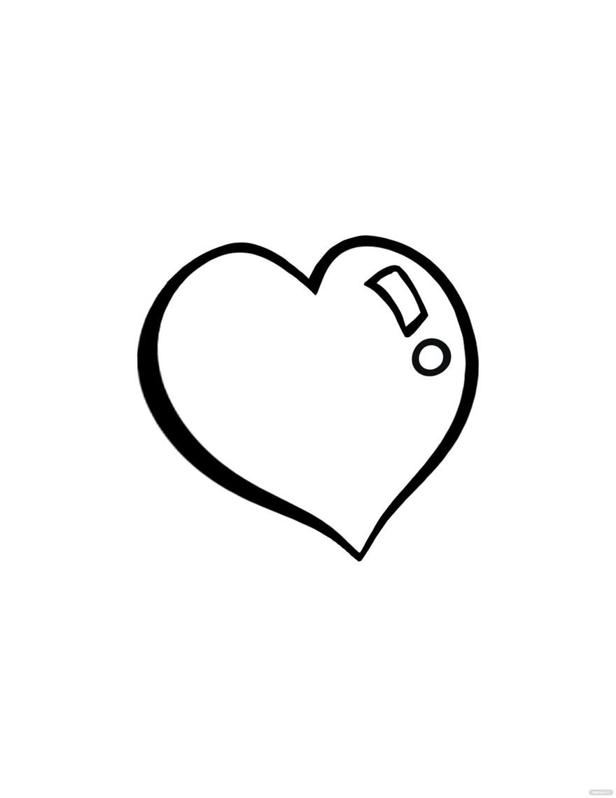 Heart Cartoon Drawing