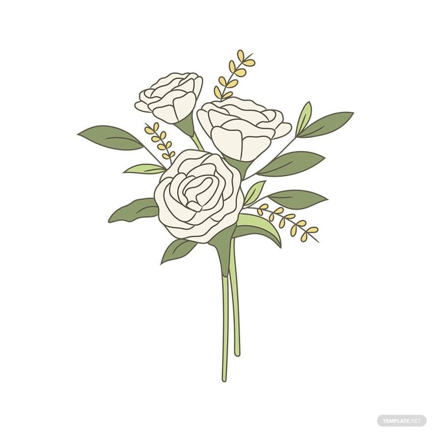 Wedding Floral Vector in Illustrator, EPS, SVG, JPG, PNG
