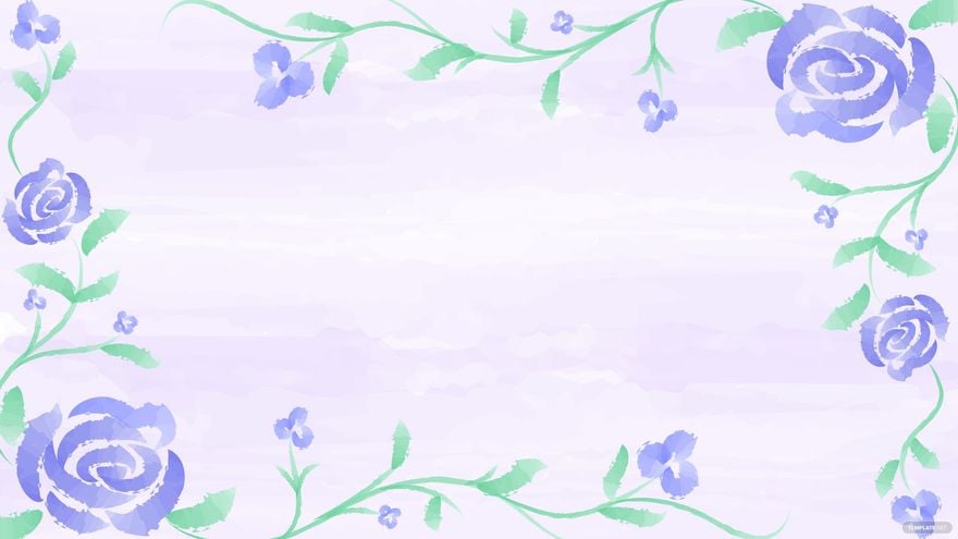 Free Watercolor Floral Background