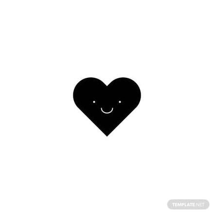 Free Small Heart Clipart Black and White
