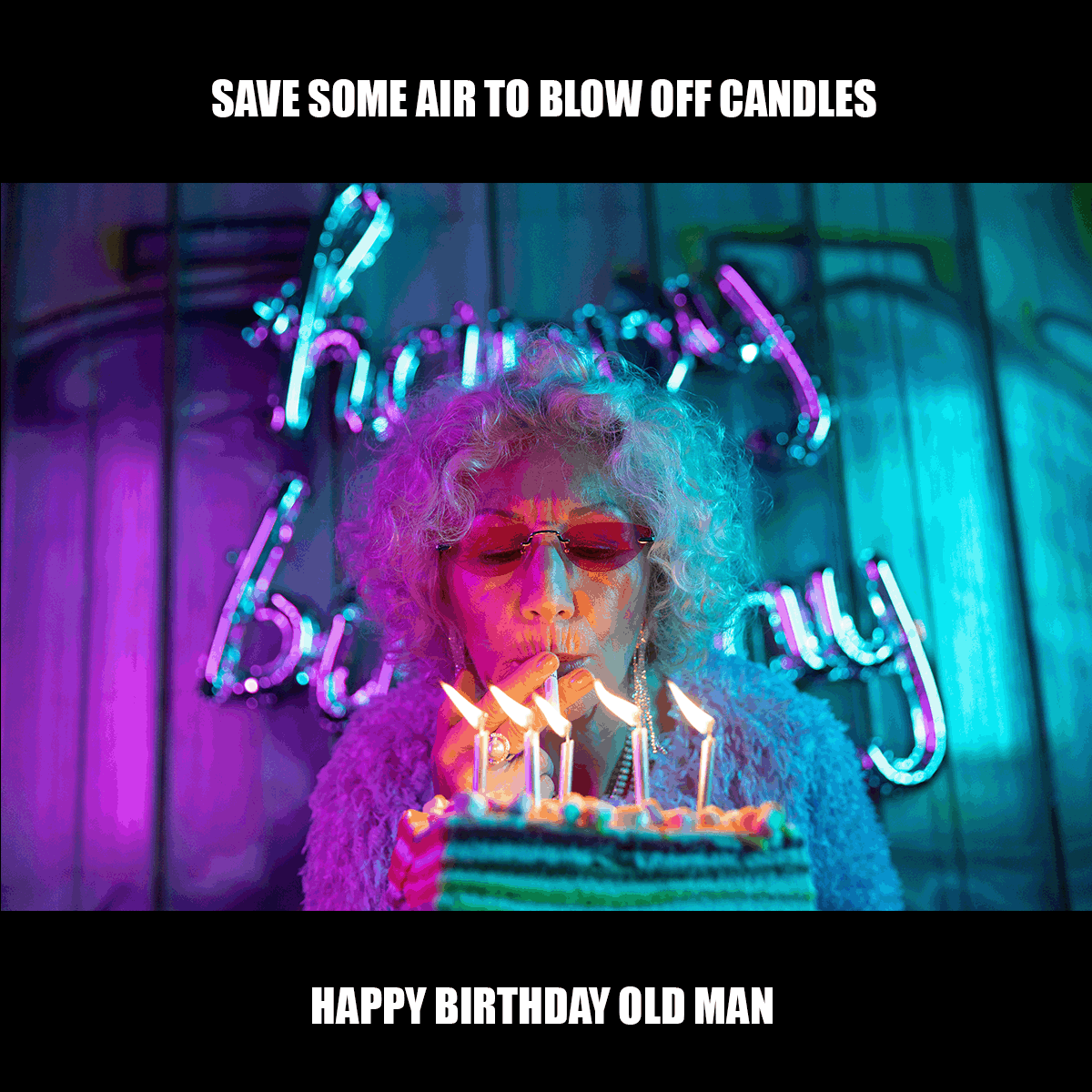 Happy Birthday Old Man Meme in Illustrator, PSD, JPG, GIF, PNG