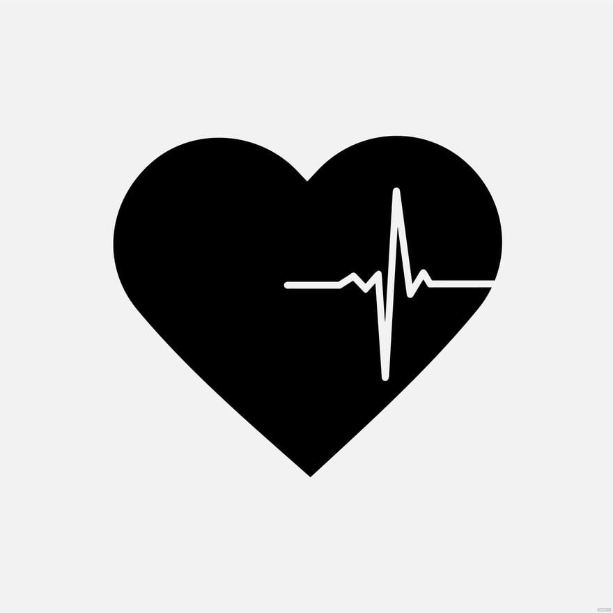 Free Heart Rate Clipart Black And White