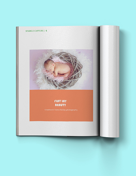 Baby Photography Lookbook template editable