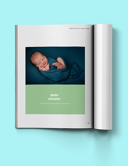 Baby Photography Lookbook template theme