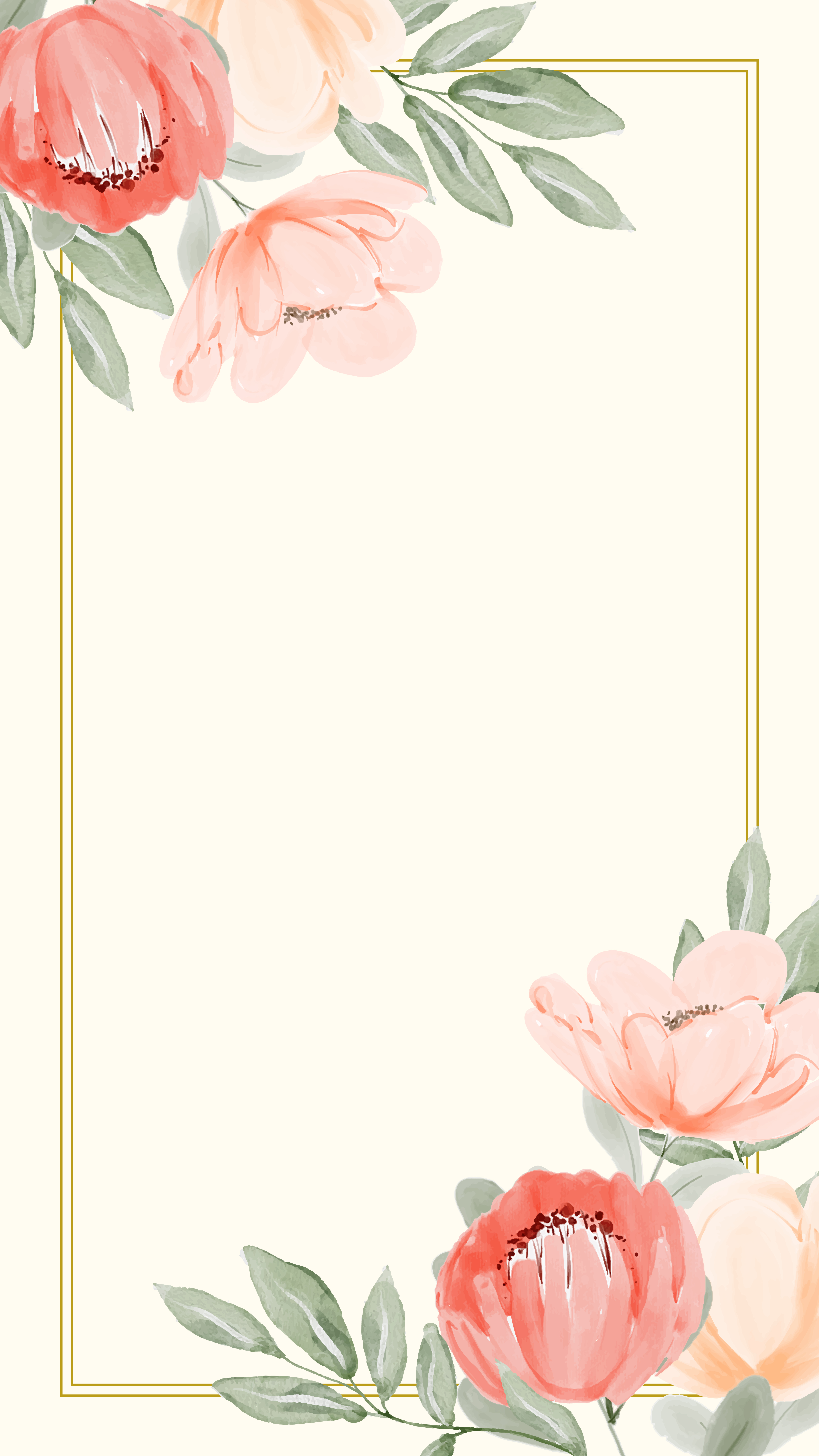 Free Pink Floral Frame Background Download in Illustrator, EPS, SVG