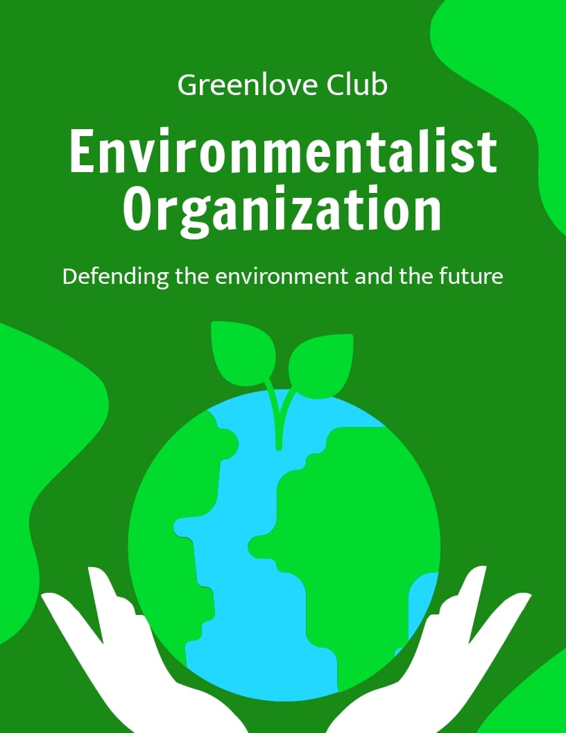 Environment Club Flyer Template in Word, Google Docs, PSD, Apple Pages, Publisher