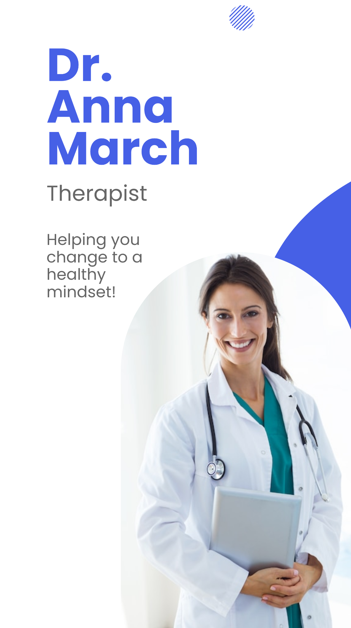 Free Mindset Coach Whatsapp Post Template to Edit Online