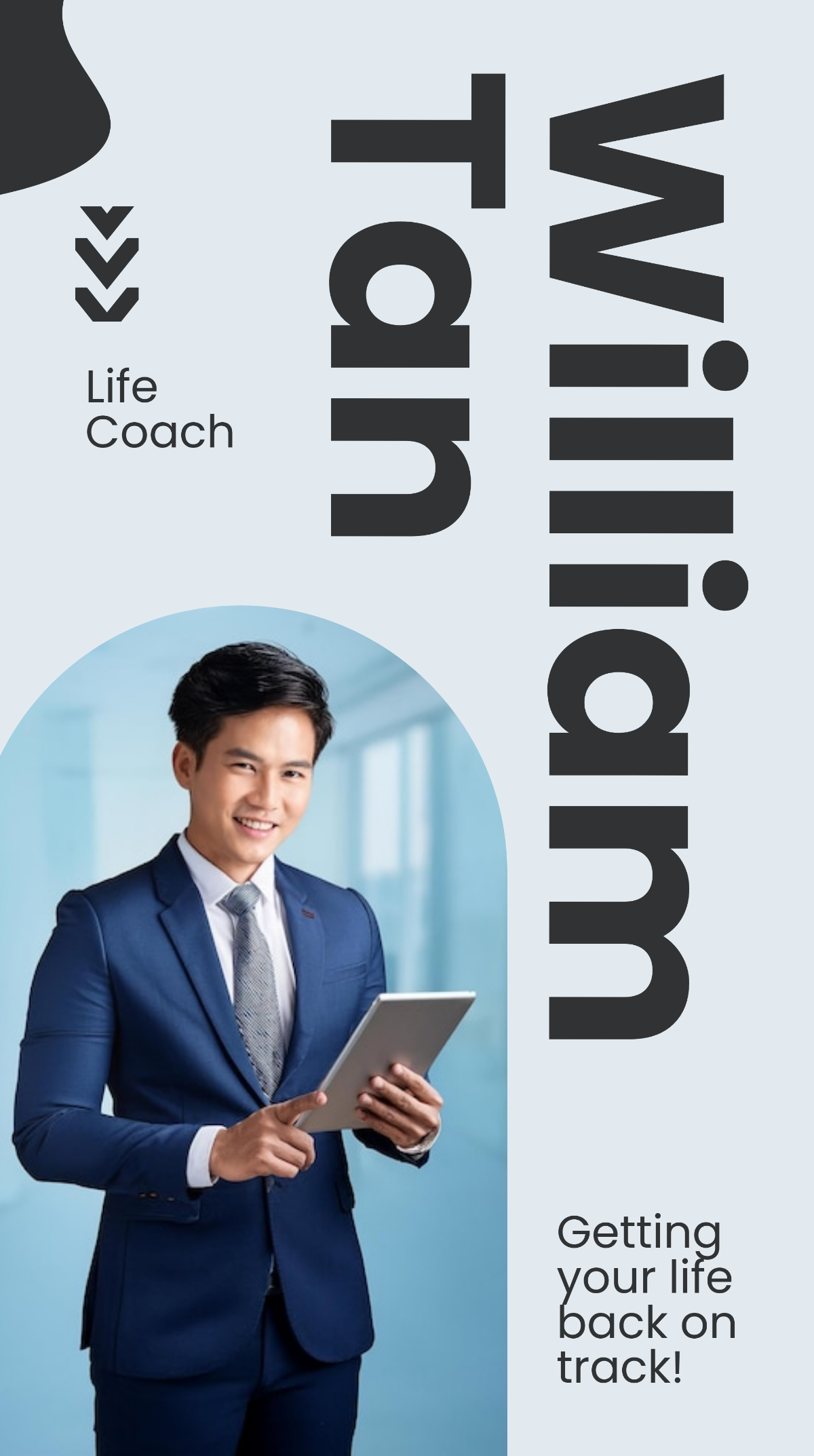 Free Life Coach Whatsapp Post Template to Edit Online